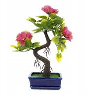 Sztuczne kwiaty - Sztuczny Kwiat Drzewko Bonsai Różne Kolory 20CM - miniaturka - grafika 1