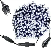 Oświetlenie świąteczne - SPRINGOS Lampki choinkowe  Lampki choinkowe 500 led światełka na prąd zewnętrzne biały zimny UNIWERSALNY 30327-uniw - miniaturka - grafika 1