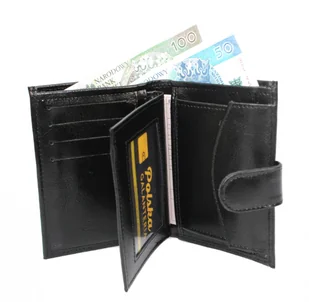 Elkor (PL) Portfel Męski Skórzany (PL) Skóra Licowa Pionowy Z Zapięciem Z Wyciąganą Wkładką Na Dokumenty EL36 - Portfele - miniaturka - grafika 7