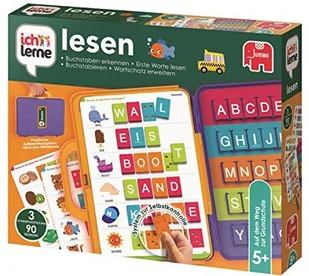 Jumbo Spiele 19565 - Ich Lerne Lesen, gra edukacyjna - Akcesoria do gier planszowych Jumbo Spiele 19565 - Ich Lerne Lesen, gra edukacyjna - Akcesoria do gier planszowych - miniaturka - grafika 1