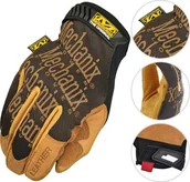 Rękawice robocze - Mechanix Wear Mechanix Wear Mechanix Wear Rękawice Original Leather Czarne-Coyote L 20685-5 - miniaturka - grafika 1