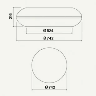 Falmec Loop Circle.Tech Isola 74 Gunmetal - Okapy kuchenne - miniaturka - grafika 3