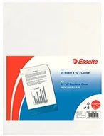 Artykuły biurowe - Esselte ' kopert A "U de Luxe, przezroczysty, Folio ze PP błyszczący przydatna, format 22 X 30, 25 sztuk kopert,,,,, 395901200 395901200 - miniaturka - grafika 1