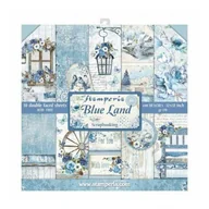 Scrapbooking - Stamperia Zestaw papierów do scrapbookingu 30,5x30,5 cm BLUE LAND SBBL47 - miniaturka - grafika 1