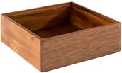 Wyposażenie lokali gastronomicznych - APS Pudełko stołowe drewniane 150x150x55 mm | APS, Woody 11650 - miniaturka - grafika 1
