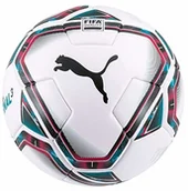 Piłka nożna - PUMA PUMA Unisex dla dorosłych TeamFINAL 21,3 FIFA jakość piłka rozmiar 4 piłka nożna biała róża czerwono-ooceaniczna głębokość czarna-omfalody, 4 83306 - miniaturka - grafika 1