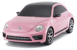 Rastar Volkswagen Beetle 1:14 RTR (zasilanie na baterie AA) - Różowy RAS/78000-PNK - Zabawki zdalnie sterowane - miniaturka - grafika 2