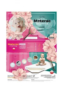 F.P.H Tapi Materac dziecięcy dwustronny  9242FV 9242FV SAM 1120x60 - Łóżeczka i kojce - miniaturka - grafika 3