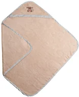 Okrycia kąpielowe dla dzieci - BabyMatex Okrycie kąpielowe Bamboo 100 x 100 Beż - miniaturka - grafika 1