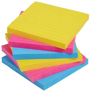 Post-It 3M Bloczek samoprzylepny Super Sticky w linie (675-SS6RIO-EU), 101x101mm, 6x90 kart., paleta Rio de Janeiro 3M-70005271989 - Etykiety samoprzylepne i bloki etykiet - miniaturka - grafika 4