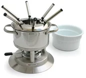 Zestawy do fondue - Swissmar Zestaw ze stali nierdzewnej Fondue firmy swissmar Arosa 11 PC F66417 - miniaturka - grafika 1