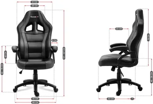 Huzaro Fotel gamingowy Huzaro FORCE 4.2 GREY HZ-Force 4.2 Grey - Fotele gamingowe - miniaturka - grafika 10