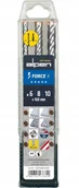 Wiertła - Alpen Force X zestaw wiertła do betonu Sds 6 8 10 - miniaturka - grafika 1