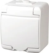 Gniazdka elektryczne - Karlik Junior gniazdo pojedyncze IP54 GHE-1 GHE-1 - miniaturka - grafika 1