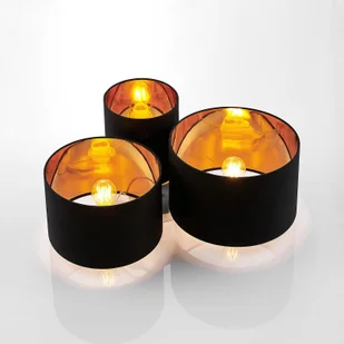 Lindby Laurenz lampa sufitowa, 3-pkt. czarno-złota - Lampy sufitowe - miniaturka - grafika 5