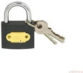 Kłódki - Geko Geko Kłódka szara 38 mm żeliwna G01311 - miniaturka - grafika 1