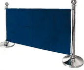Wyposażenie lokali gastronomicznych - Bolero Płótno odgradzające granatowe | wys. 700 mm | szer. 1430 mm DL480 - miniaturka - grafika 1