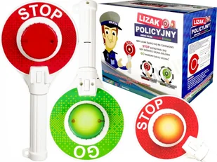 Norimpex Lizak policyjny na baterie 10016800 - Stroje karnawałowe - miniaturka - grafika 2