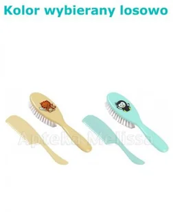 BabyOno szczotka i grzebień do włosów 569 super miękkie włosie - Szczotki do włosów dla dzieci - miniaturka - grafika 2