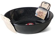 Patelnie - Garcima 5020003 emaliowana, głęboka patelnia z 2 rączkami 20332 - miniaturka - grafika 1