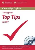 Książki do nauki języka angielskiego - The Official Top Tips for PET + CD - Cambridge University Press - miniaturka - grafika 1