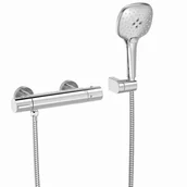 Baterie wannowe i prysznicowe - Tres Canigo bateria termostatyczna natryskowa z zestawem jednopunktowym chrom 217.164.09 | - miniaturka - grafika 1