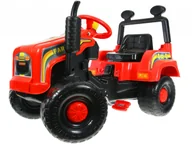 Jeździki dla dzieci - Polski Traktor Traktorek na pedały Przyczepa +kask - miniaturka - grafika 1