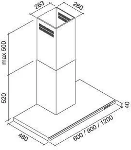 Falmec Lumen 120 Inox - Okapy kuchenne - miniaturka - grafika 6