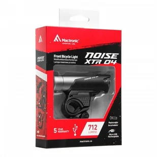 Mactronic Lampka rowerowa przednia latarka LED NOISE 04 ABF0042 ABF0042 - Lampki rowerowe - miniaturka - grafika 4
