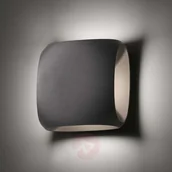 Lampy ogrodowe - Faro Lorefar Bu-oh! - ciemnoszary kinkiet zewnętrzny LED - miniaturka - grafika 1