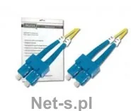 Digitus światłowód krosowy, duplex SM 9/125 OM2 SC-SC, 1m, 15 LGW DK-2922-01 - Kable światłowodowe - miniaturka - grafika 2