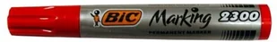 BIC Marker CZERWONY ŚCIĘTY permanentny 2300 - Markery permanentne - miniaturka - grafika 4