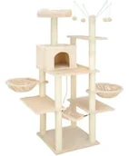 Drapaki dla kotów - TecTake Drapak dla kota Lilou beżowy 402932 - miniaturka - grafika 1