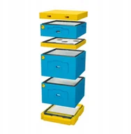 Akcesoria do hodowli zwierząt - Ul Wielkopolski z dennicą wysoką ule styropianowe - miniaturka - grafika 1