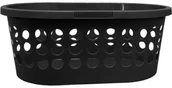 Kosze na bieliznę - Plast Team Kosz na pranie Springfield 30L Czarny - miniaturka - grafika 1