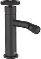 Baterie bidetowe - Laveo Bateria bidetowa z korkiem klik-klak czarna MURO BAU 732D - miniaturka - grafika 1