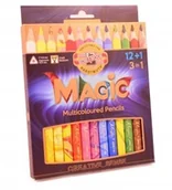 Kredki, ołówki, pastele i pisaki - Koh-I-Noor KREDKI MAGIC TRIO 12 KOLORÓW +1 7612 [5559759] - miniaturka - grafika 1