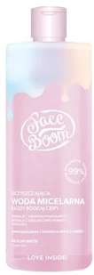 FaceBoom FaceBoom Oczyszczająca Woda Micelarna Każdy Rodzaj Cery 500ml - Płyny micelarne - miniaturka - grafika 2