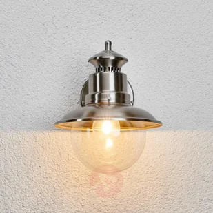 Lampenwelt GWENDOLYN - zewnętrzna lampa ścienna, stal szl - Lampy ogrodowe - miniaturka - grafika 3