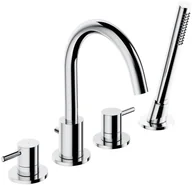 Baterie wannowe i prysznicowe - Omnires Bateria wannowa chrom Simplon 4-Otw. - miniaturka - grafika 1