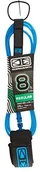 Pływanie - Ocean Surf Leash Earth Regular 8.0 Moulded Leash, niebieski, jeden rozmiar 10009964-02 - miniaturka - grafika 1