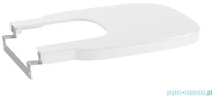 Roca Debba Square Deska bidetowa zwykła Supralit biała z powłoką EasyClean A8069D000B - Pokrywy bidetowe - miniaturka - grafika 2