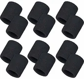 Tenis ziemny - bememo 12 opakowanie taśmy sportowa bransoletka bawełna spawalnicza pasma dla mężczyzn i kobiet dobrze do tenisa koszykówkę biegania Gym przygotować czarny unknown - miniaturka - grafika 1