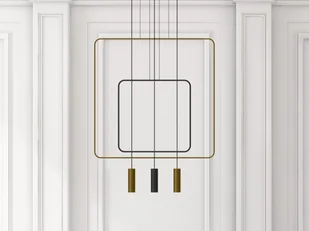 Lampa wisząca RANA 2 CZARNA TH.019CZ - Lampy sufitowe - miniaturka - grafika 4