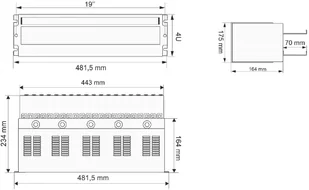 PULSAR OBUDOWA A19-TS-35/OB-4U RACK 19 4U - Akcesoria do monitoringu - miniaturka - grafika 8