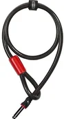 Akcesoria turystyczne - Abus ABUS zapięcie rowerowe 4960 Cable 12/100, Black, 100 cm, 18243 18243 - miniaturka - grafika 1