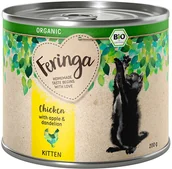 Mokra karma dla kotów - Feringa Organic Kitten, 6 x 200 g - Pakiet mieszany (2 smaki) - miniaturka - grafika 1
