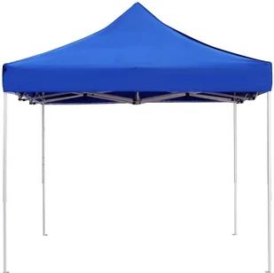 vidaXL Profesjonalny, składany namiot imprezowy, 4,5 x 3 m, niebieski - Pawilony ogrodowe - miniaturka - grafika 5