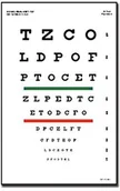 Akcesoria turystyczne - GIMA Diagram Snellen optometria-, 23â boczna 35,5â CM 31301 - miniaturka - grafika 1