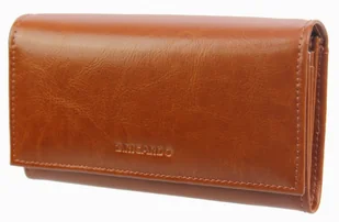 Z.Ricardo (PL) Portfel Damski (PL) Długi Z Klapką I Klamrą Wewnątrz Skóra Naturalna Licowa ZR036 - Portfele - miniaturka - grafika 3
